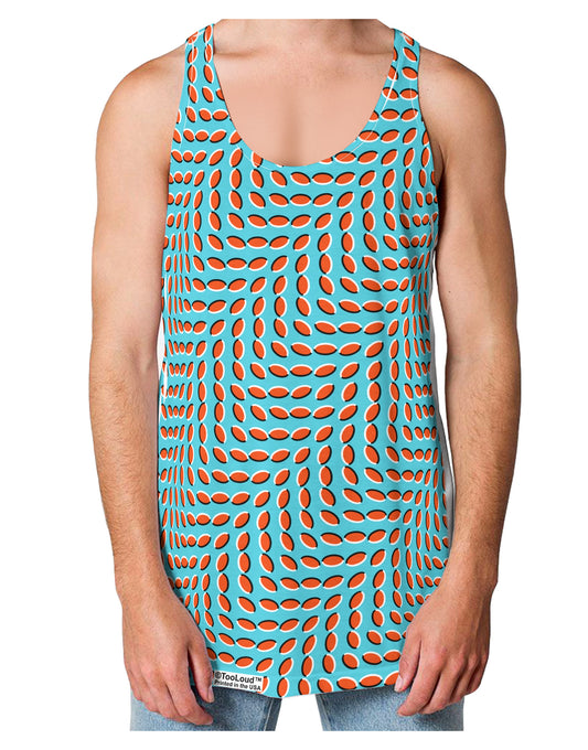 Swimming Fish Optical Illusion Loose Tank Top Single Side All Over Print-Loose Tank Top-TooLoud-White-Small-Davson Sales