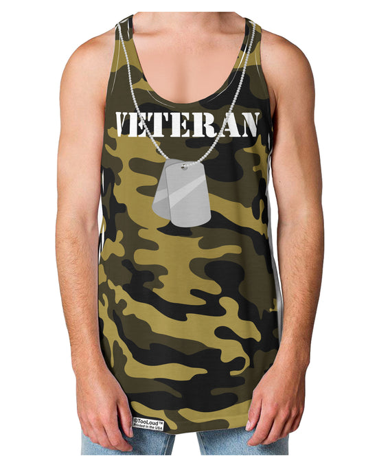 Veteran Dog Tags Loose Tank Top Single Side All Over Print-Loose Tank Top-TooLoud-White-Small-Davson Sales