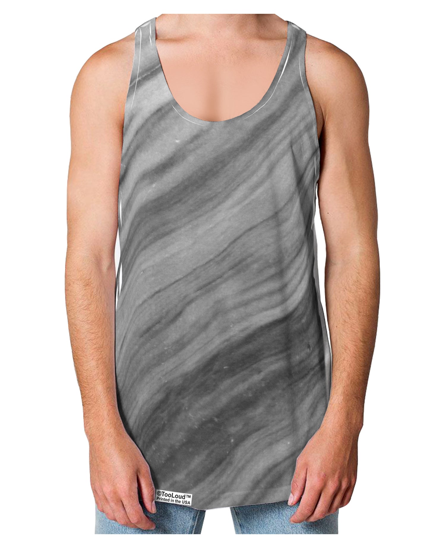 Piece of Schist Loose Tank Top Single Side All Over Print by-Loose Tank Top-TooLoud-White-Small-Davson Sales
