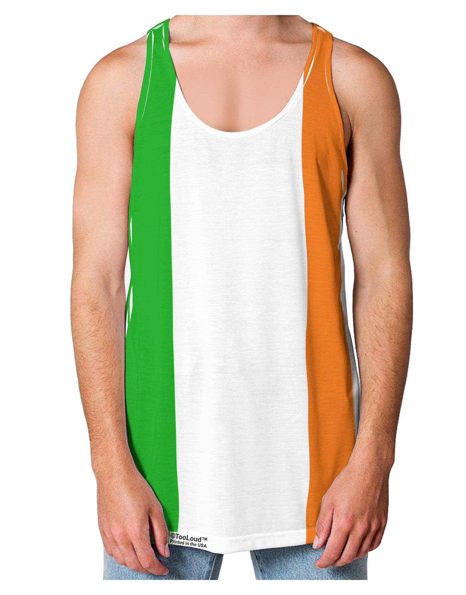Irish Flag - Flag of Ireland Loose Tank Top Single Side All Over Print-Loose Tank Top-TooLoud-White-Small-Davson Sales