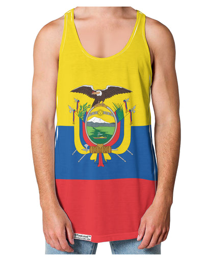 Ecuador Flag AOP Loose Tank Top Dual Sided All Over Print-Loose Tank Top-TooLoud-White-Small-Davson Sales