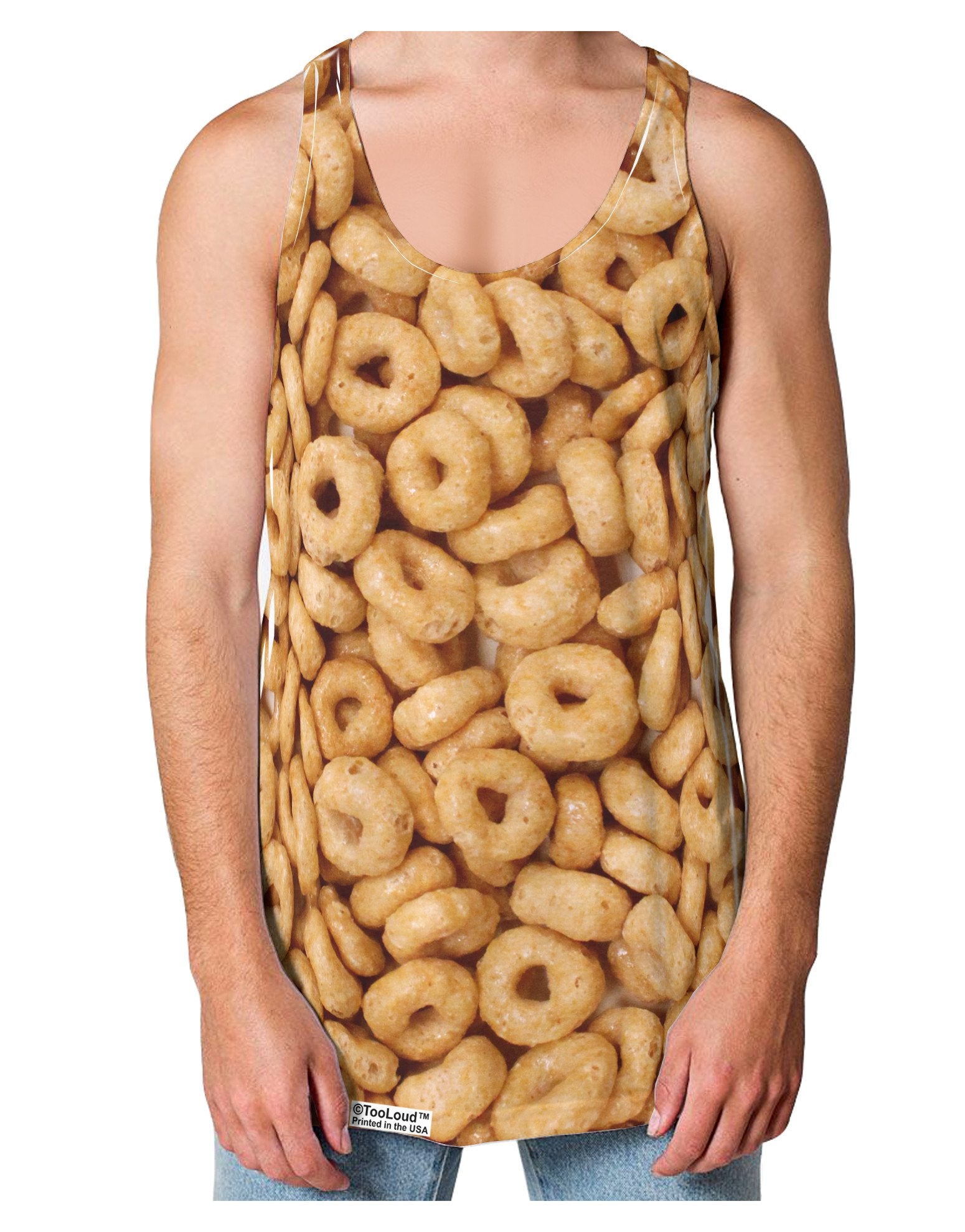 Breakfast Cereal All Over Loose Tank Top Dual Sided All Over Print-Loose Tank Top-TooLoud-White-Large-Davson Sales