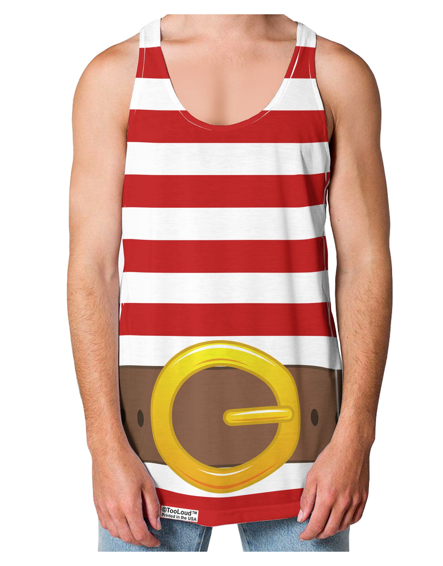 Pirate Crew Costume - Red Loose Tank Top Dual Sided All Over Print-Loose Tank Top-TooLoud-White-Small-Davson Sales