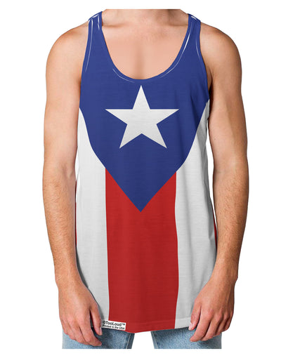 Puerto Rico Flag AOP Loose Tank Top Dual Sided All Over Print-Loose Tank Top-TooLoud-White-Small-Davson Sales