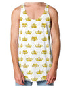 Gold Crowns AOP Loose Tank Top Dual Sided All Over Print by TooLoud-Loose Tank Top-TooLoud-White-Small-Davson Sales