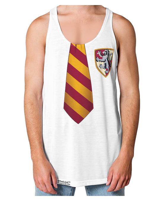 TooLoud Wizard Uniform Red and Yellow Loose Tank Top Dual Sided All Over Print-Loose Tank Top-TooLoud-White-Small-Davson Sales