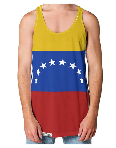 Venezuela Flag AOP Loose Tank Top Dual Sided All Over Print-Loose Tank Top-TooLoud-White-Small-Davson Sales