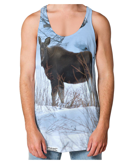 TooLoud Winter Scene All-Over-Print Loose Tank Top Dual Sided All Over Print-Loose Tank Top-TooLoud-White-Small-Davson Sales