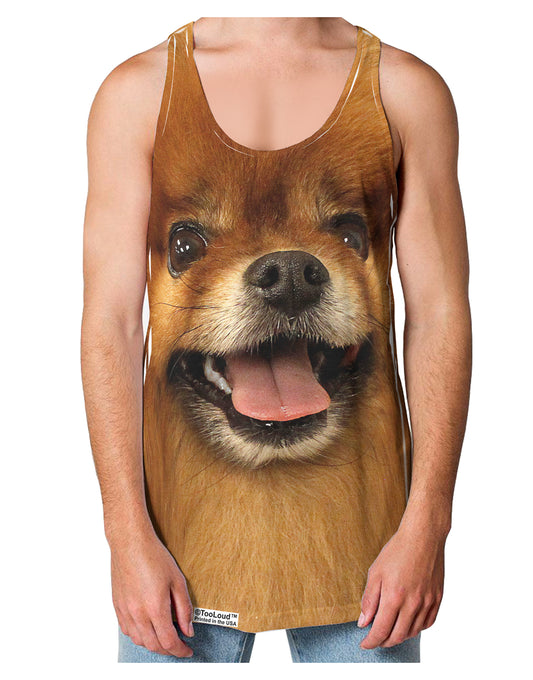 Adorable Red Pomeranian Loose Tank Top Dual Sided All Over Print-Loose Tank Top-TooLoud-White-Small-Davson Sales