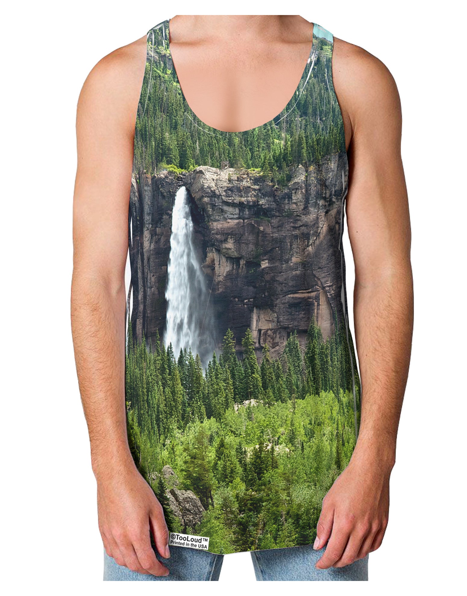 Nature Beauty - Cliffs Loose Tank Top Dual Sided All Over Print by-Loose Tank Top-TooLoud-White-Small-Davson Sales