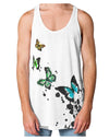 Splatter Butterflies AOP Loose Tank Top Dual Sided All Over Print-Loose Tank Top-TooLoud-White-Small-Davson Sales