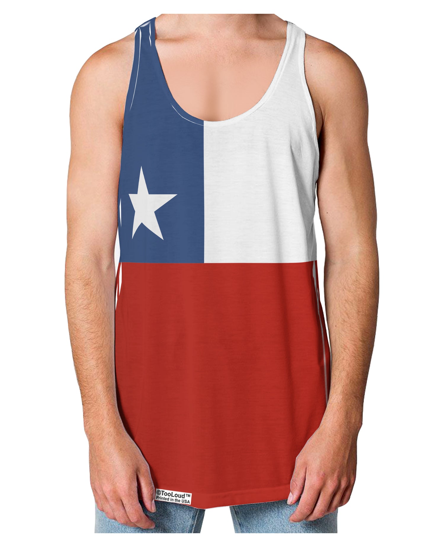 Chile Flag AOP Loose Tank Top Dual Sided All Over Print-Loose Tank Top-TooLoud-White-Small-Davson Sales