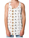 Fantasy Weapons Loose Tank Top Dual Sided by TooLoud-Loose Tank Top-TooLoud-White-Small-Davson Sales