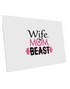 Wife Mom Beast 10 Pack of 6x4&#x22; Postcards-Postcards-TooLoud-White-Davson Sales
