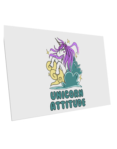 TooLoud Unicorn Attitude 10 Pack of 6x4 Inch Postcards-Postcards-TooLoud-Davson Sales