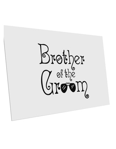 TooLoud Brother of the Groom 10 Pack of 6x4 Inch Postcards