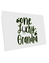 TooLoud One Lucky Grandpa Shamrock 10 Pack of 6x4 Inch Postcards-Postcards-TooLoud-Davson Sales