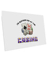 I'd Rather Be At The Casino Funny 10 Pack of 6x4&#x22; Postcards by TooLoud-Posters, Prints, & Visual Artwork-TooLoud-White-Davson Sales