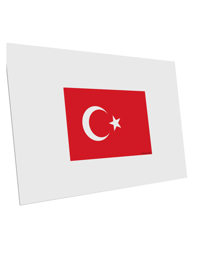 Turkey Flag 10 Pack of 6x4&#x22; Postcards by TooLoud-Postcards-TooLoud-White-Davson Sales