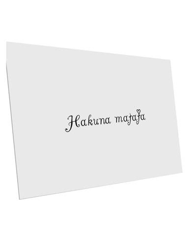 TooLoud Hakuna Matata 10 Pack of 6x4 Inch Postcards-Postcards-TooLoud-Davson Sales