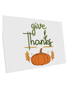 TooLoud Give Thanks 10 Pack of 6x4 Inch Postcards
