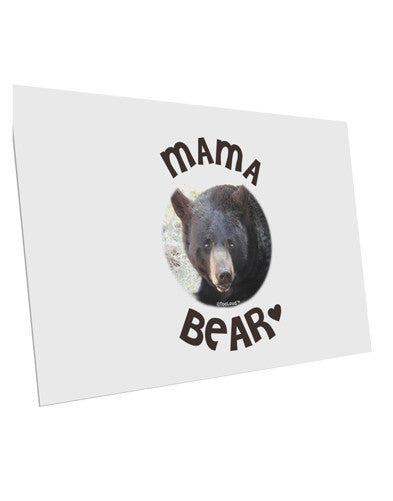 Black Bear - Mama Bear 10 Pack of 6x4&#x22; Postcards-Postcards-TooLoud-White-Davson Sales