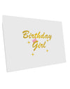 Birthday Girl Text 10 Pack of 6x4&#x22; Postcards by TooLoud-TooLoud-White-Davson Sales