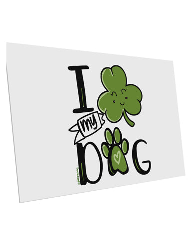TooLoud I Shamrock my Dog 10 Pack of 6x4 Inch Postcards-Postcards-TooLoud-Davson Sales