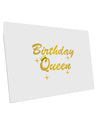 Birthday Queen Text 10 Pack of 6x4&#x22; Postcards by TooLoud-TooLoud-White-Davson Sales