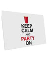 Keep Calm - Party Beer 10 Pack of 6x4&#x22; Postcards by TooLoud-Postcards-TooLoud-White-Davson Sales