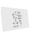 TooLoud Let That Shit Go Cat Yoga 10 Pack of 6x4 Inch Postcards-Postcards-TooLoud-Davson Sales