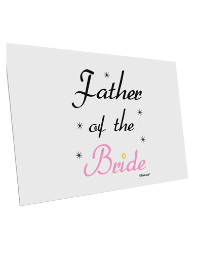 Father of the Bride wedding 10 Pack of 6x4&#x22; Postcards by TooLoud-Postcards-TooLoud-White-Davson Sales