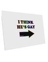 I Think He's Gay Right 10 Pack of 6x4&#x22; Postcards by TooLoud-Postcards-TooLoud-White-Davson Sales