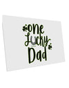 TooLoud One Lucky Dad Shamrock 10 Pack of 6x4 Inch Postcards-Postcards-TooLoud-Davson Sales