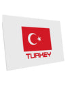 Turkey Flag with Text 10 Pack of 6x4&#x22; Postcards by TooLoud