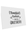 TooLoud Thankful grateful oh so blessed 10 Pack of 6x4 Inch Postcards