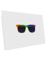 Pride Rainbow Glasses 10 Pack of 6x4&#x22; Postcards by TooLoud-Postcards-TooLoud-White-Davson Sales