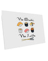 No Sushi No Life 10 Pack of 6x4&#x22; Postcards-Postcards-TooLoud-White-Davson Sales