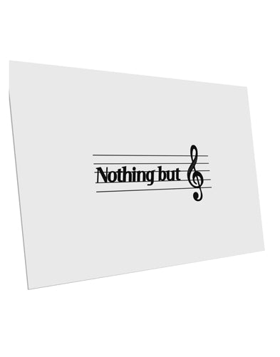 Nothing But Treble Music Pun 10 Pack of 6x4&#x22; Postcards by TooLoud-Postcards-TooLoud-White-Davson Sales