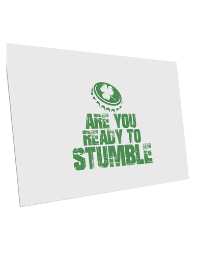 Are You Ready To Stumble Funny 10 Pack of 6x4&#x22; Postcards by TooLoud-TooLoud-White-Davson Sales