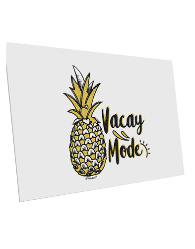 TooLoud Vacay Mode Pinapple 10 Pack of 6x4 Inch Postcards-Postcards-TooLoud-Davson Sales