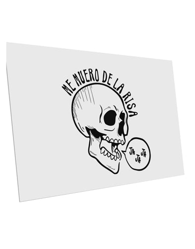 TooLoud Me Muero De La Risa Skull 10 Pack of 6x4 Inch Postcards-Postcards-TooLoud-Davson Sales