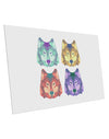 Geometric Wolf Head Pop Art 10 Pack of 6x4&#x22; Postcards by TooLoud-Postcards-TooLoud-White-Davson Sales