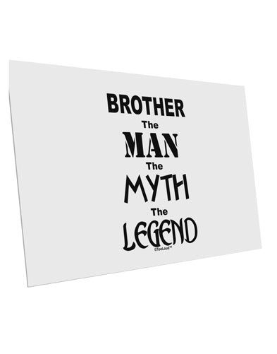 Brother The Man The Myth The Legend 10 Pack of 6x4&#x22; Postcards by TooLoud-TooLoud-White-Davson Sales