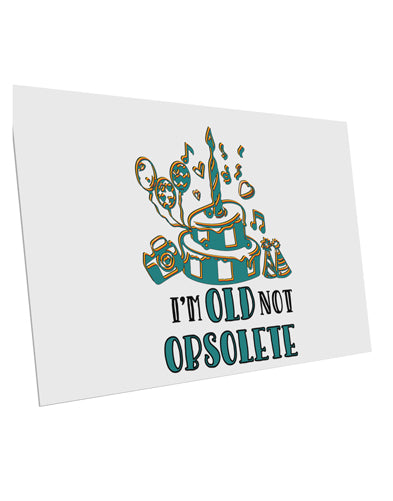 TooLoud Im Old Not Obsolete 10 Pack of 6x4 Inch Postcards-Postcards-TooLoud-Davson Sales