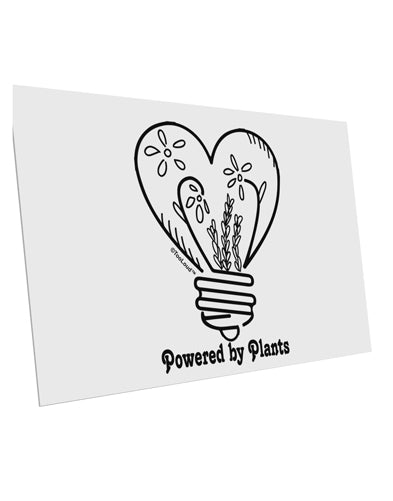 TooLoud Powered by Plants 10 Pack of 6x4 Inch Postcards-Postcards-TooLoud-Davson Sales