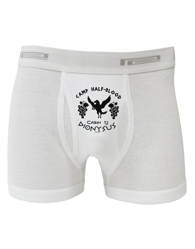 Camp Half Blood Cabin 12 Dionysus Boxer Briefs by-Boxer Briefs-TooLoud-White-Small-Davson Sales