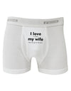 I Love My Wife - Bar Boxer Briefs-Boxer Briefs-TooLoud-White-Small-Davson Sales