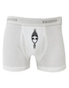 Funny Panda Peeking Out of Zipper Boxer Briefs by TooLoud-Boxer Briefs-TooLoud-White-Small-Davson Sales