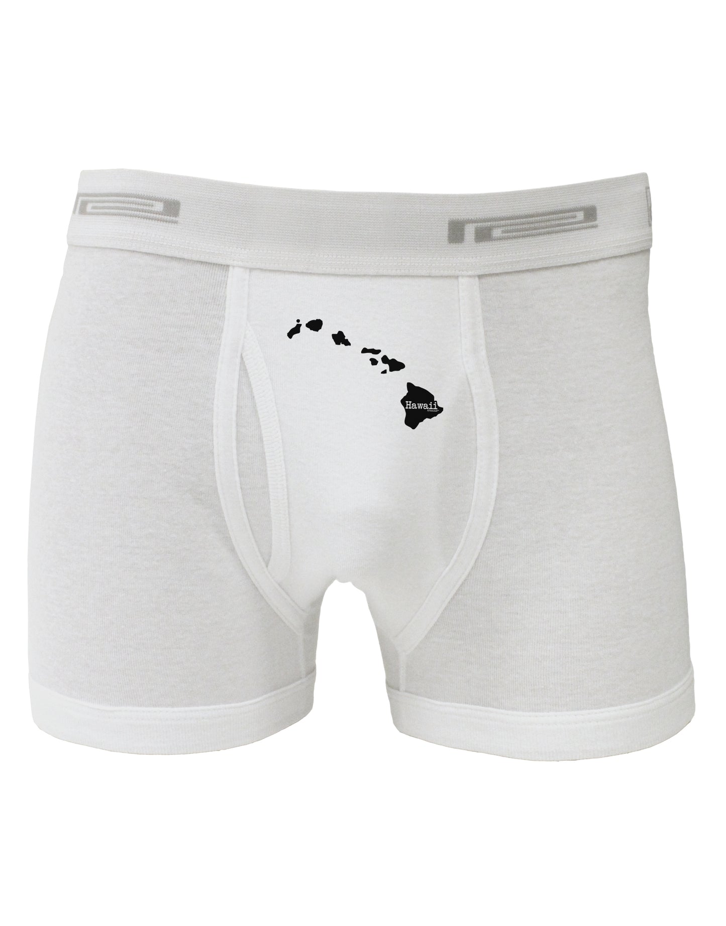 Hawaii - United States Shape Boxer Briefs by TooLoud-Boxer Briefs-TooLoud-White-Small-Davson Sales